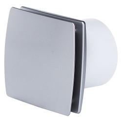 ASPIRATORE ELICOIDALE ELETTRICO 'DECOR' d.mm 100 - 100 m3/h - 19W silver (PZ 1)