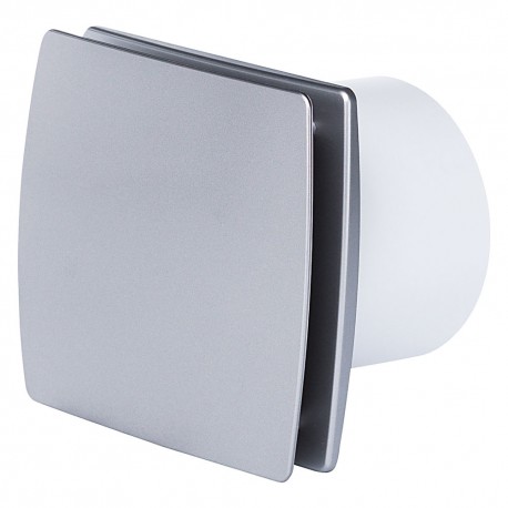 ASPIRATORE ELICOIDALE ELETTRICO 'DECOR' d.mm 100 - 100 m3/h - 19W silver (PZ 1)