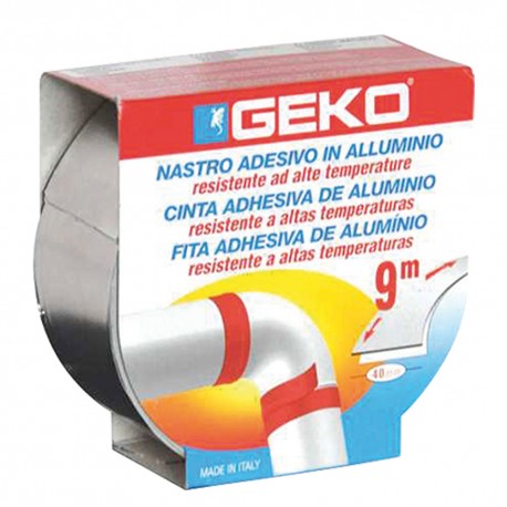 NASTRO ADESIVO IN ALLUMINIO 'SMOKE' mm. 40 x 9 mt - col. naturale (PZ 1)