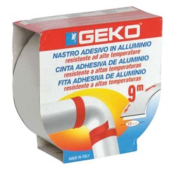 NASTRO ADESIVO IN ALLUMINIO 'SMOKE' mm. 40 x 9 mt - col. bianco (PZ 1)