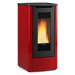 STUFA A PELLET 'DAHIANA VFS' 10 kW - colore bordeaux (PZ 1)