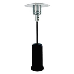 STUFA RADIANTE A FUNGO 5-15 Kw - verniciata nera (PZ 1)