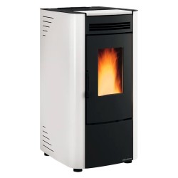 STUFA A PELLET 'KETTY 5.0' 6,5 kW - colore bianco (PZ 1)