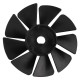 VENTOLA SINISTRA per compressore silenziato lt.50 - P.2 (PZ 1)