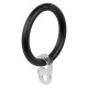 ANELLO PER SCORRITENDA col. nero - Ã˜ 20 mm cf. 8 pz (CF 1)
