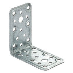 GIUNZIONE AD ANGOLO PESANTE STAMPATA ART.871ZS mm 100 x 100 x 50 (PZ 25)