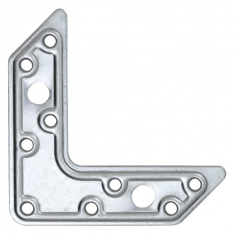 GIUNZIONE AD ANGOLO PESANTE ART.852ZS mm 83 x 120 x 30 (PZ 10)