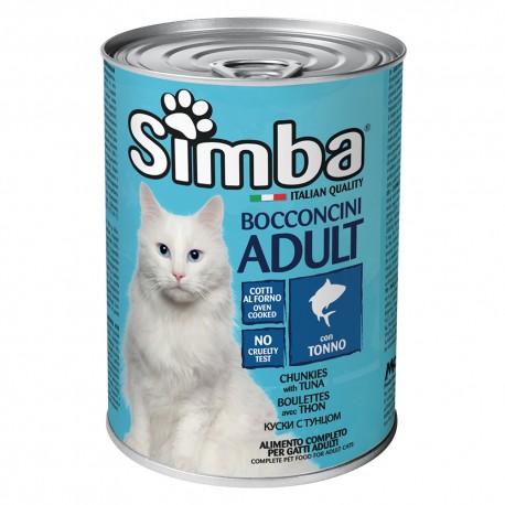 BOCCONCINI PER GATTI 'SIMBA' tonno - gr 415 (PZ 24)
