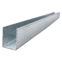 GUIDA PERIMETRALE PER MONTANTE mm 17 x 30 per C15 x 49 - mt.3 (PZ 10)