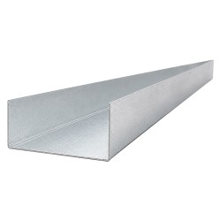 GUIDA PER PAVIMENTO/SOFFITTO mm 75 x 40 per M74 x 50 - mt.3 (PZ 6)