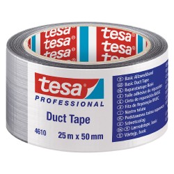 NASTRO TELATO 'DUCT TAPE 4610' mm 50 x mt. 25 - colore argento (PZ 6)