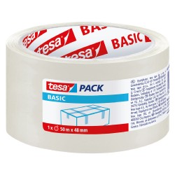 NASTRO PER IMBALLAGGIO 'BASIC PP' 58572 mm 48 x mt. 50 trasparente (PZ 36)