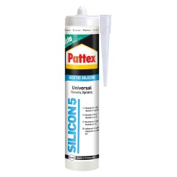 SILICONE ACETICO UNIVERSALE trasparente ml 280 (PZ 25)