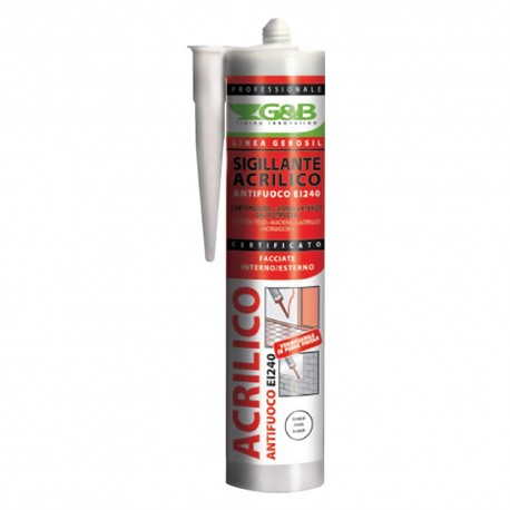 SILICONE ACRILICO PER CARTONGESSO E DECORAZIONI 'G bianco ml 310 (PZ 1)