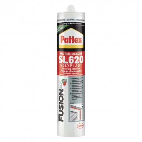 SILICONE NEUTRO PER EDILIZIA E SERRAMENTI 'SOLYPLAST' ml 300 - trasparente (PZ 25)