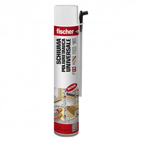 SCHIUMA POLIURETANICA '1K' PU 1K 750 ml 750 - manuale (PZ 12)