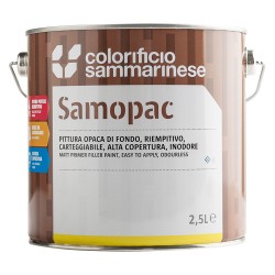 PITTURA OPACA DI FONDO 'SAMOPAC' Lt. 0,5 (PZ 6)