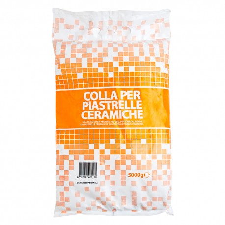 COLLANTE IN POLVERE PER PIASTRELLE Kg. 5 - busta (PZ 4)
