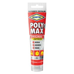 ADESIVO SIGILLANTE UNIVERSALE 'POLY MAX' CRISTAL E gr. 115 (clip strip) (PZ 12)