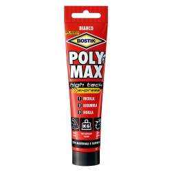 ADESIVO SIGILLANTE UNIVERSALE 'POLY MAX' HTE gr. 165 - bianco (clip strip) (PZ 12)