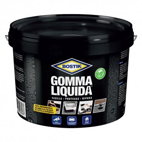 GOMMA LIQUIDA IMPERMEABILIZZANTE lt. 5 - barattolo (PZ 1)