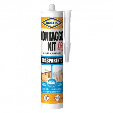 COLLA 'MONTAGGIO KIT' TRASPARENTE gr. 310 - cartuccia (PZ 1)