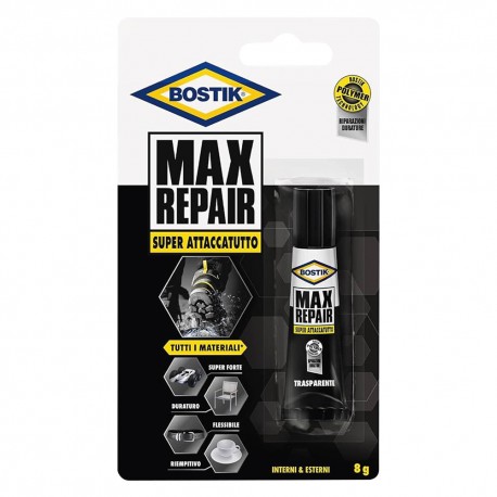 ADESIVO ISTANTANEO 'MAX REPAIR' gr. 8 (BL 6)