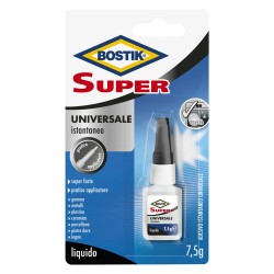 ADESIVO ISTANTANEO 'SUPER UNIVERSALE' gr. 7,5 (clip strip) (BL 12)