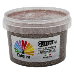 GLITTER PRISMATICI PER DECORAZIONI ml.250 - colore rosso (PZ 1)
