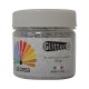 GLITTER PRISMATICI IN POLVERE gr.50 - colore argento (PZ 12)