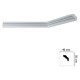 CORNICE DECORATIVA PER SOFFITTO mod. I755 - mm. 40 x 50 x 2 mt (PZ 60)