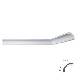 CORNICE DECORATIVA PER SOFFITTO mod. I765 - mm. 70 x 70 x 2 mt (PZ 65)