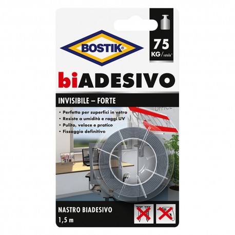 NASTRO BIADESIVO IN SCHIUMA INVISIBILE mm. 19 x 1,5 mt (PZ 6)