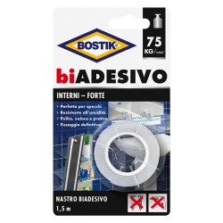 NASTRO BIADESIVO IN SCHIUMA PER INTERNI mm. 19 x 1,5 mt (PZ 6)