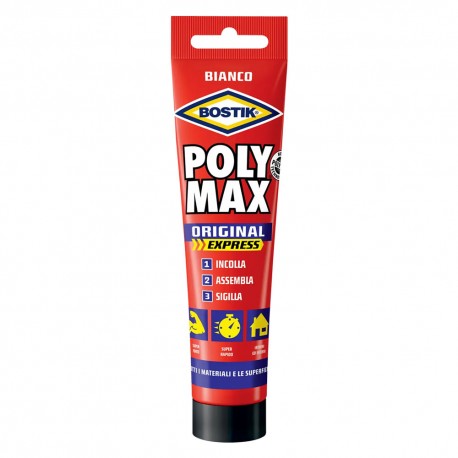 ADESIVO SIGILLANTE UNIVERSALE 'POLY MAX' ORIGINAL gr. 165 - bianco (PZ 1)