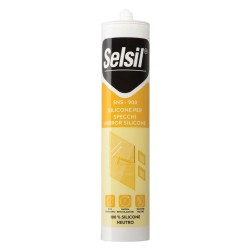 SILICONE NEUTRO PER SPECCHI 'SNS' trasparente ml 310 (PZ 12)