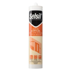 SILICONE ACRILICO 'SACR' bianco ml 310 (ral 9010) (PZ 25)