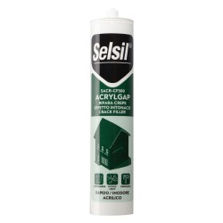 SILICONE ACRILICO EFFETTO RUVIDO 'SACR-CF500' bianco ml 310 (ral 9010) (PZ 12)