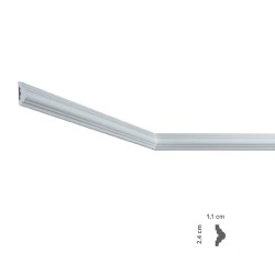 CORNICE DECORATIVA PER SOFFITTO mod. I803 - mm. 11 x 24 x 2 mt (PZ 300)