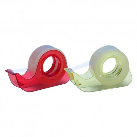 NASTRO TRASPARENTE CON DISPENSER mm. 15 x 10 mt (PZ 10)