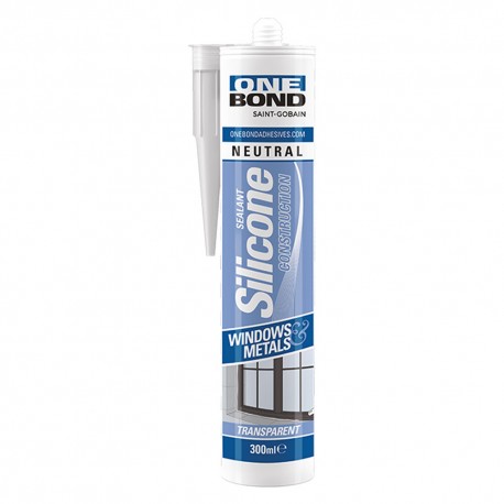 SILICONE NEUTRO 'CONSTRUCTION' trasparente ml 300 (PZ 12)