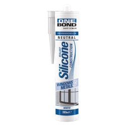 SILICONE NEUTRO 'CONSTRUCTION' bianco ml 300 (PZ 12)