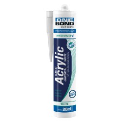 SILICONE ACRILICO 'ACRYLIC UNIVERSAL' bianco ml 280 (PZ 12)
