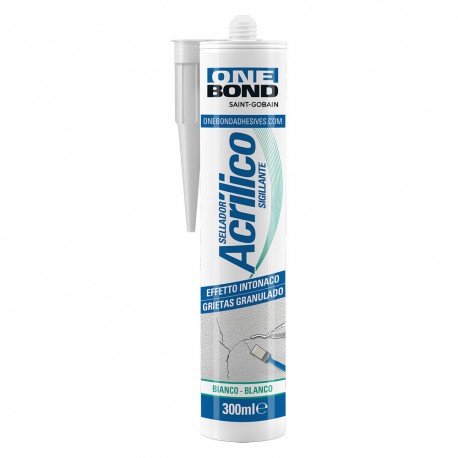 SILICONE ACRILICO EFFETTO RUVIDO bianco ml 300 (PZ 12)