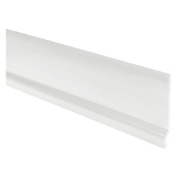 BATTISCOPA RESINA ESPANSA 85x9 mm - bianco (PZ 10)