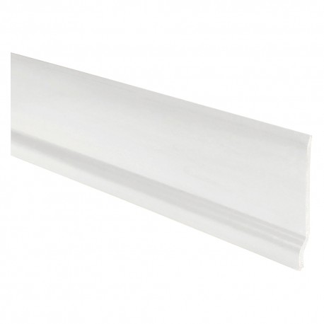 BATTISCOPA RESINA ESPANSA 85x9 mm - bianco (PZ 10)