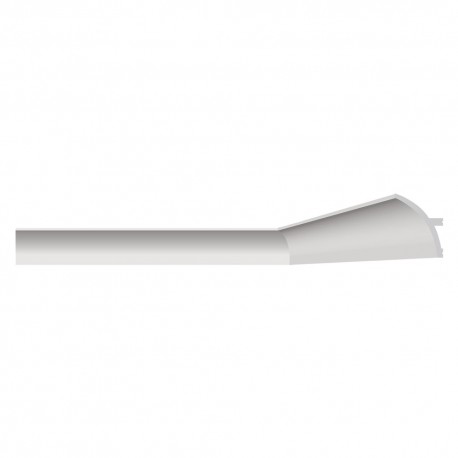 CORNICE DECORATIVA PER SOFFITTO SERIE 'LUXSTYL' mod. 'L7556' - mm. 56 x 75 x 2 mt (PZ 12)