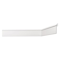 COPRI BATTISCOPA DECORATIVO SERIE 'LUXSTYL' mod. 'L14020' - mm 20 x 140 x 2 mt (PZ 12)