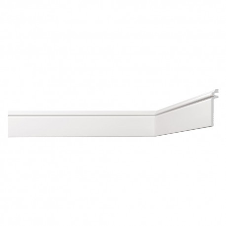 COPRI BATTISCOPA DECORATIVO SERIE 'LUXSTYL' mod. 'L14020' - mm 20 x 140 x 2 mt (PZ 12)