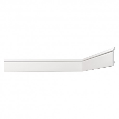 BATTISCOPA DECORATIVO SERIE 'LUXSTYL' mod. 'L10014' - mm 14 x 100 x 2 mt (PZ 16)